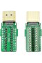 محول HDMI بدون لحام، عبوة من قطعتين، موصل كابل تمديد HDMI مطلي بالذهب، محول إشارة طرفي - 3