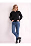 Women's Hair Braid Detail Polo Collar Sweater - 2