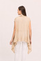 Slim Short Knitwear Poncho Vest – Chiffon Look, Lightweight and Stylish - 2
