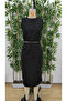 Women's Two Thread Crop Skirt Double Set - 4