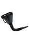 Wide-mouth automotive fuel funnel with flexible extension nozzle hose, automotive fuel funnel with handle for engine, RV, water, transmission fluid. - 3