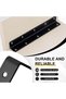 L-shaped corner connectors, 4-pack, stainless steel L-shaped metal brackets, suitable for furniture, shelves, cabinets, reinforcement and repair. - 4