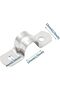 50-piece rigid hose straps, 2-hole M12 stainless steel cable U-shaped support clamps, suitable for 1/2-inch outer diameter flexible hoses. - 2