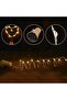 10-piece LED solar-powered wine bottle string light set, 1 meter, 10 cork-shaped lights, wine bottle DIY, weddings, festivals, warm white. - 2