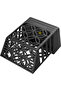 Black solar garden lights, outdoor solar lights, solar LED wall lights, 4-pack