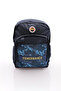 Camouflage Backpack with Column Detail