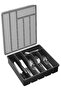 Storage Boxes - Kitchen Storage Boxes - Lidded Cutlery Storage Boxes - Chopsticks and Cutlery Kitchen Storage Boxes - 6 Compartments - Large...
