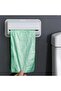Trash bag organizer - Trash bag storage solutions - Kitchen storage - Optimized design dispenser - 15 x 65 cm - White - 2
