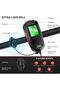 Bicycle light, multi-functional bicycle light, with speedometer, waterproof, adjustable lighting modes, USB charging, 300 lumens, and a loud bell. - 2