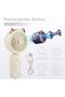 Mini portable fan with rechargeable battery and 3 wind speed settings. little personal fan for girls/ladies/children for outdoor use. Foldable,... - 4