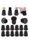 24-piece set of chair leg covers (14-19 mm), with felt pads, furniture leg covers, chair leg cups, and furniture protectors.