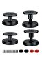 Adjustable furniture feet, 4-pack, Height 27-40mm, drillable/self-adhesive, Suitable for tables/cabinets/sofas, Stable and non-slip, Ideal for DIY...