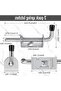 - Spring Pin Lock - Stainless Steel Latch - For Patio Doors - 2 Pieces - High Quality - For Garage Doors - Silver - 2