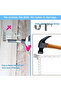 Two pairs of curtain rod brackets, rust-proof, high load-bearing capacity, universal design, easy to install, no drilling required. - 4