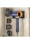 Hair dryer stand, hair dryer stand for Dyson Supersonic hair dryers, wall-mounted hair dryer stand with 5 magnetic nozzle holders, gray. - 4