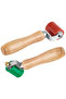 Roller 40mm Silicone High-Temperature Gap Hand-Press Roofing PVC Welding Tool Hand-Push Pressure Dual-Axis Clamping Red - 3