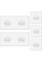 Shower rack hook replacement pack, 5-pack of shower rack hooks, bathroom storage accessories, strong kitchen hooks, shower corner hooks