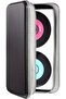 80-capacity CD storage case, hard plastic CD storage wallet, CD/DVD protective case, suitable for car, home and travel (80, black) - 2