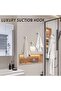 2-Pack Brushed Silver Heavy-Duty Suction Cup Hooks Waterproof for Shower Tile - 2