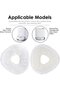 4-pack - Washable floor cloth - Reusable - Suitable for robot vacuums - Powerful stain removal - 13.5 x 13.5 cm - White