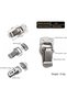 Furniture locks - 10 pieces 47mm lever latches with 40 screws, Lap latches, Spring latches for windows, furniture, drawers, cabinets, tool cabinets - 5
