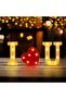 Valentine's Day Illuminated Letters, LED Alphabet and Number Lights, Birthday, Home and Dining Table Decorations, White, Batteries Not Included. - 3