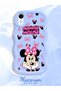 iPhone Xr Compatible Wavy Frame Mouse Cartoon Patterned Quality Silicone Phone Case