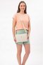 Cream Color Women's Stylish Straw Patterned Daily Hand and Shoulder Bag with Adjustable Strap - 2