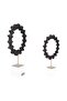 S/2 15/18" Operose Statuary, Black - 2