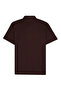 Shirt Collar Pique Look Egyptian Cotton Mercerized Kagi Plum T-Shirt Classic Pattern - 5325 - 6