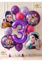 K-Pop Balloon Set 3 Year Old Birthday Set 11 Piece Demon Slayers Balloon Set