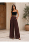 Women's High Waist Skirt Model Soft Comfortable Fit Wide Leg Pants