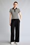 Women's Canvas Trousers H1995Ax/Bk81 Black