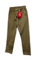 Cotton Satin Pants with Elastic Waist and Laces for Primary School Children - 2