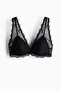Padded soft lace bra - 5