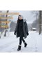 Womens Fleece Lined Leggings High Waisted Tummy Control Thermal Winter Warm Workout Pants For Cold Weather Skiing Hiking Outdoor Activities Fleece Lined Tights Opaque Underwear Base Layer - 5