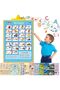 Educational Talking Wall Chart ABC Numbers Music Preschool Learning Toy for Kids 3+ Years