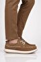 Men's Sand Nubuck Genuine Leather Memory Comfortable Sole Lace-Up Casual Shoes 6502 m - 3