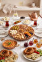 7 Sections 360 °   Acacia Serving Plate with Rotating Stand 30 cm Breakfast Deli Serving Plate, Board - 5