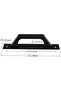 2-Pack Black Metal Barn Door Handles with Screws for Sliding Doors & Cabinets (200x25mm) - 4