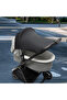 Universal stroller accessories sunshade, UV-protective stroller canopy cover, stroller/car seat sun visor (with window) - 2
