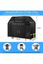 Outdoor BBQ cover, 420D Oxford cloth waterproof BBQ cover, size 117 x 66 x 117 cm, windproof/sunproof/waterproof, suitable for most BBQ grills. - 2