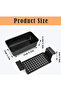 Non-stick loaf pan with hanging handles, black and rose gold, for baking in an oven - black - 2