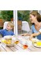 Dip Bowl Set 5-Piece - Snack Plates for Sauces and Spices - 3