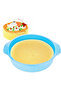 Silicone cake mold, round, oven-safe baking molds - blue
