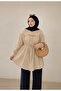 Women's Drawstring Detailed Hijab Shirt
