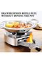 Outdoor portable stainless steel alcohol stove, hot pot, and spirits cooker - 3