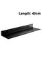 Self-Adhesive Wall-Mounted Bathroom Shower Shelf (40cm, Charcoal Gray) - 2