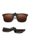 Children Sunglasses Clip-on Polarized Suitable for Prescription Glasses Jacket Sunglasses for Kids Girls Boys Brown