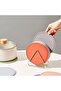 1 Set - 3-Pack 16cm Silicone Heat-Insulating Anti-Scalding Pot Holder Mats - Green, Pink, Off-White - 5